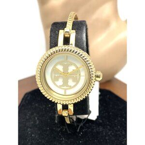 Tory Burch Women's Watch TBW4029 Gold Mother of Pearl Dial Interchangeable Bezel